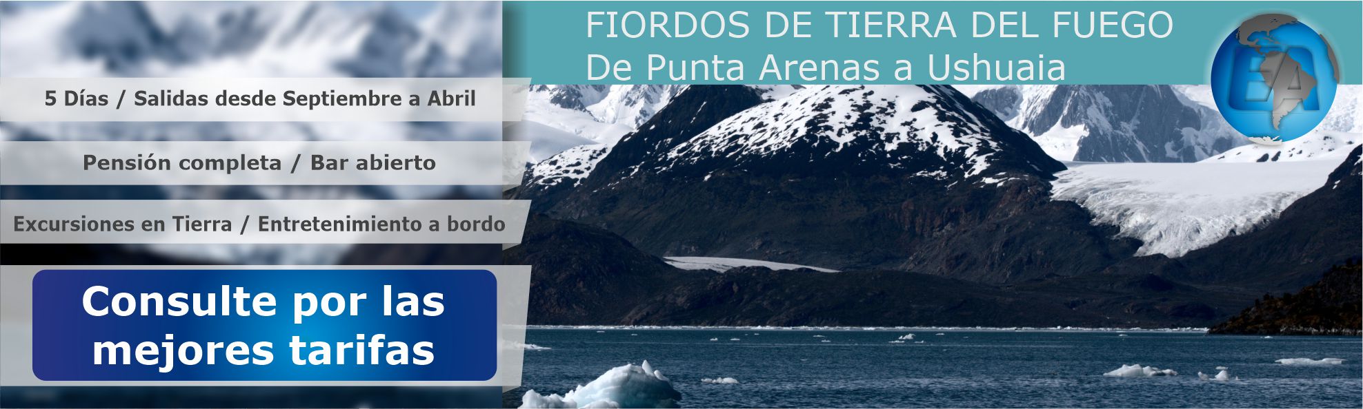 Fiordos de Tierra del Fuego, De Punta Arenas a Ushuaia
