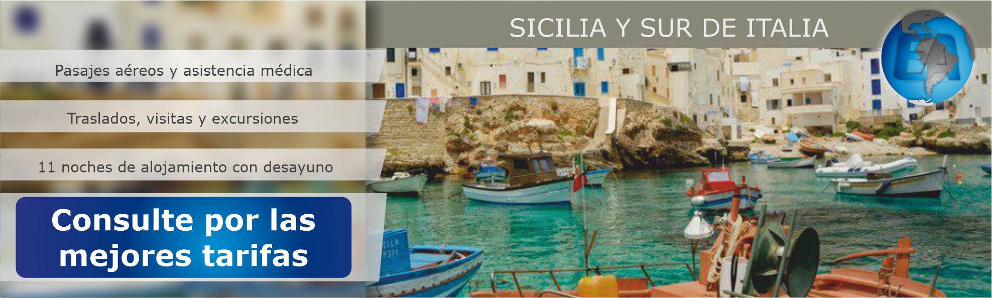 Sicilia y sur de Italia